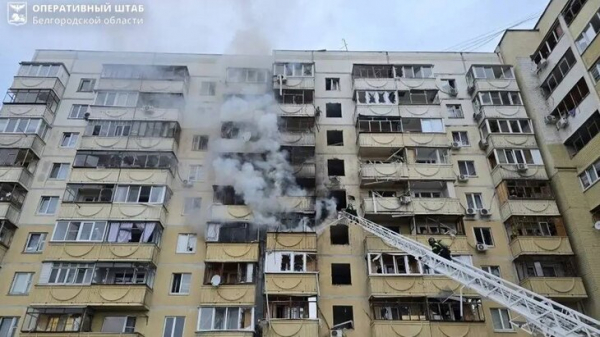 Число пострадавших после атаки БПЛА на дом в Белгороде выросло до 9 Число пострадавших после атаки БПЛА на дом в Белгороде выросло до 9