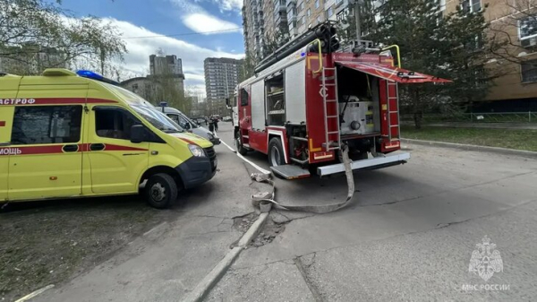 Открытое горение ликвидировано в многоэтажном доме в Люберцах